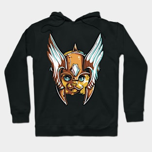 viking warrior cat Hoodie